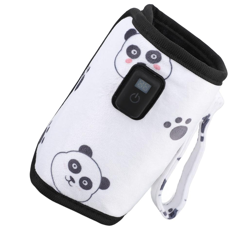 Tragbarer Flaschenwärmer-Ärmel USB Milchwärmer Einstellbarer Milchwärmer mit 21 Temperaturstufen