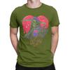 Men's Heart Hands Halloween Skull Grim Reaper T Shirts Cotton Clothes Hipster Short Sleeve O Neck Tee Shirt 4XL   T-Shirts