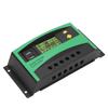 Solar Charge Controller PWM Panel Regulator 12V 24V 30A with 2 USB 5V Outputs RV Boat Supplies
