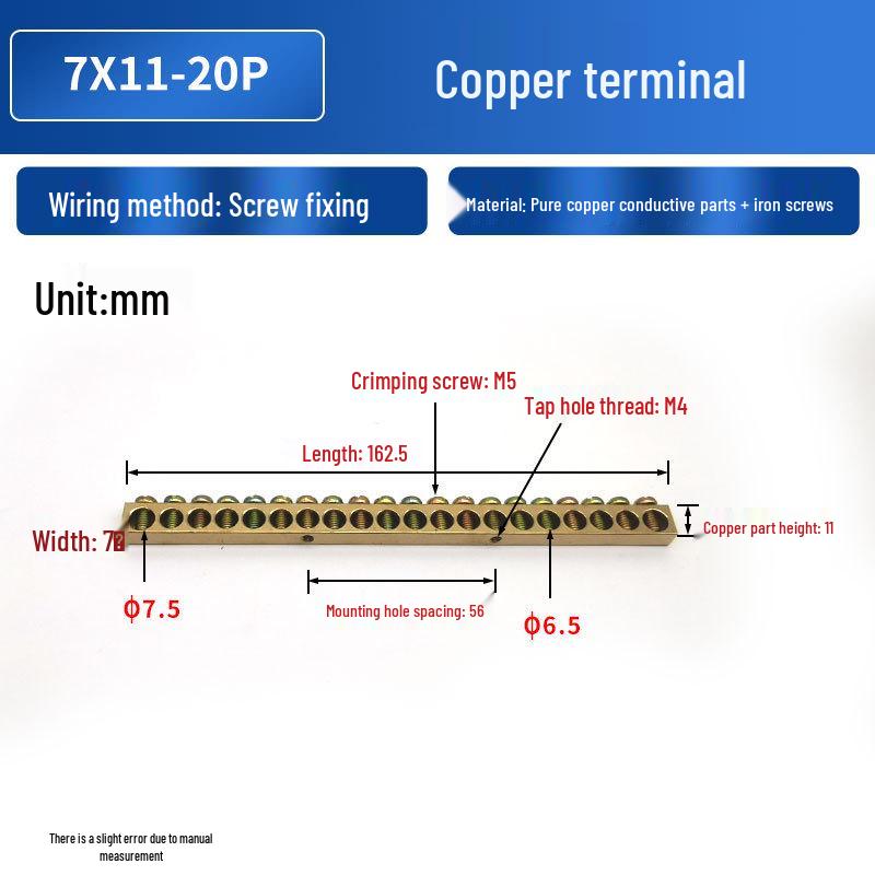 PZ30 Copper Terminal Blocks with Screws