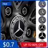 Bilklistermärke 4 st/parti 75 mm fälgkåpa Emblem märke för Mercedes Benz C180 C200 E200 E260 E300 ML350 A1714000025 W230 W210 W211