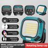 Portable LED Spotlight Lantern Strong Light Flashlight Outdoor Camping Fishing Emergency Rechargeable Magnetic Work Lamp W892