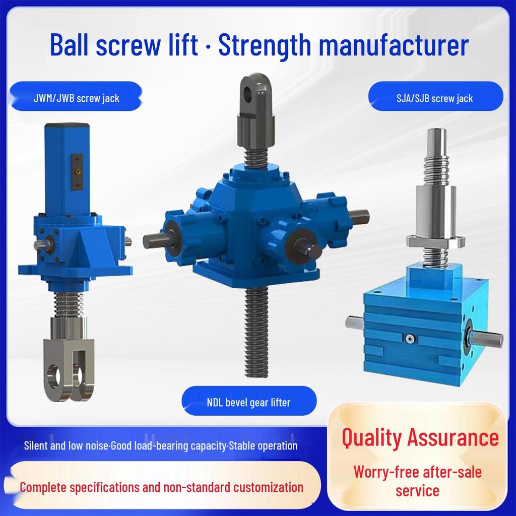 JWMSWL Manivelă Electrică Verticală Oțel Inoxidabil Angrenaj Melcat Șurub Trapezoidal Mecanism de Ridicare