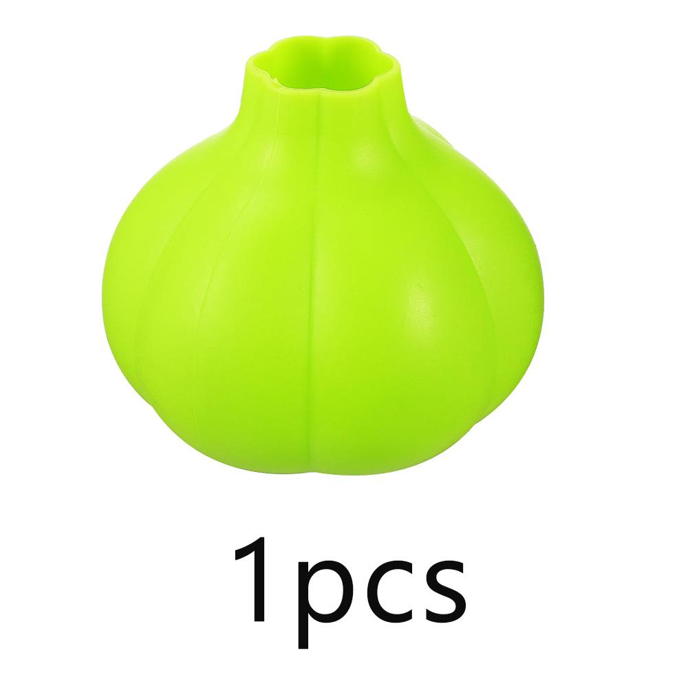 1-4pcs Garlic Peeler Creative Silicone Roller Peeling Garlic Tools Green Simple Convenient Easy To Clean Perfect Kitchen Gadgets
