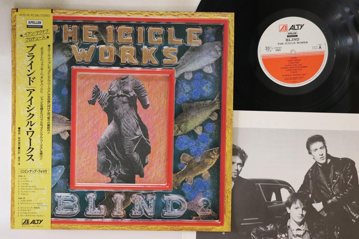 

LP Record ICICLE WORKS Blind AY2518 ALTY 1988 Japan Obi Rock Used
