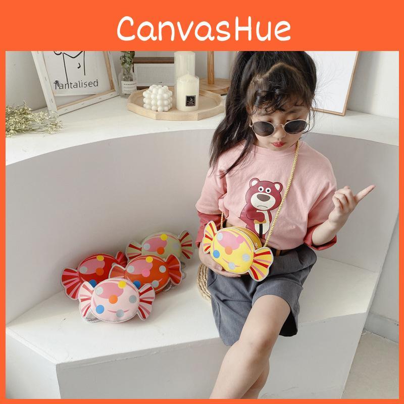 Candy Cute Children Mini Crossbody Bag With Water Resistant Fabric Toddlers Kids