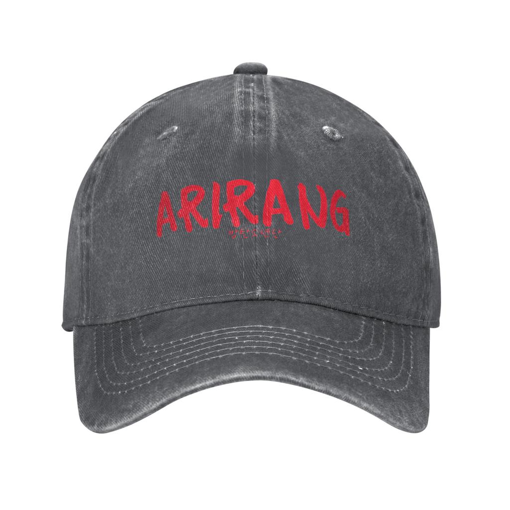 Men Women Arirang tour 2026 KPOP Print Hats Classic Distressed Cotton  Baseball Cap Adjustable