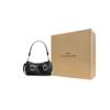 Coach Ashton 25 Removable Shoulder Strap Top Zip Closure Patent Leather Handheld Crossbody Shoulder Bag Medium Women handbags Black CV943-SVBK