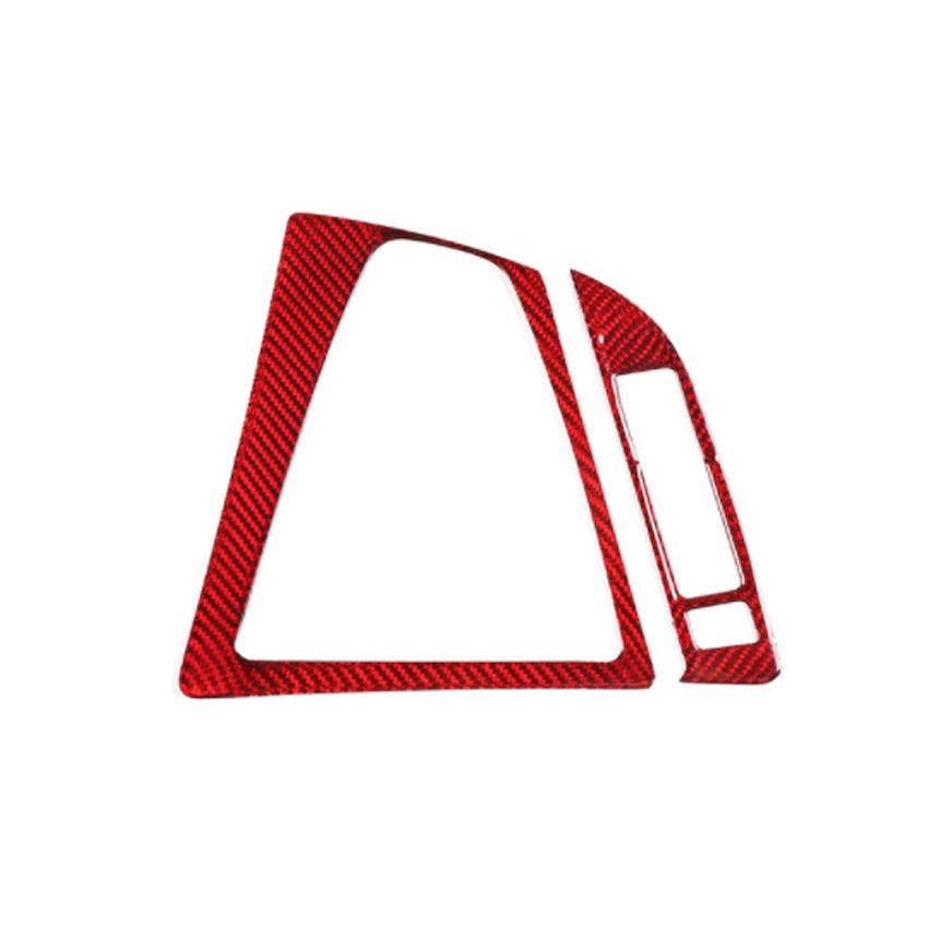 For BMW M3 M4 F80 F82 F83 2014-2018 Real Carbon Fiber Car Gear Shift Frame Panel Trim Left Hand Drive Auto Interior Accessories
