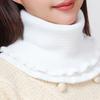 New Women Winter Scarf Knitted Cotton Fake Collar Scarf Women Warm Turtleneck Neck Warmer Detachable Winter Windproof Scarf