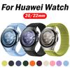 20mm 22mm Loop Nylon Strap for Huawei Watch 5 4 GT5 GT4 GT3 GT2 Pro 46mm Strap For HUAWEI WATCH Ultimate Bracelet Watchband