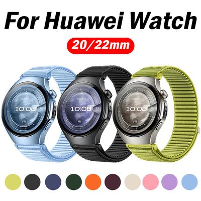 20mm 22mm Smyčkový nylonový řemínek pro Huawei Watch 5 4 GT5 GT4 GT3 GT2 Pro 46mm Řemínek Pro HUAWEI WATCH Ultimate Náramek Řemínek na hodinky