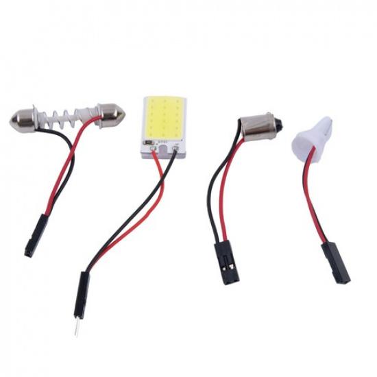 6000K White COB LED Light Panel for Dome / Car Interior Ceiling 16/24/36/48LED