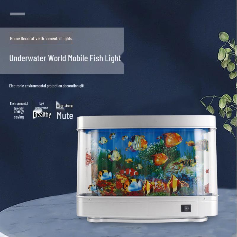 LED Unterwasser Seelandschaft Aquariumlampe für Tischplatte Heimdeko