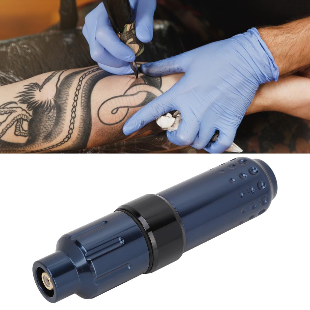 Tattoo Machine Aluminum Alloy Tattoo Pen Machine Professional Rotate Cartridge Tattoo Pen with Tattoo Clip Cord