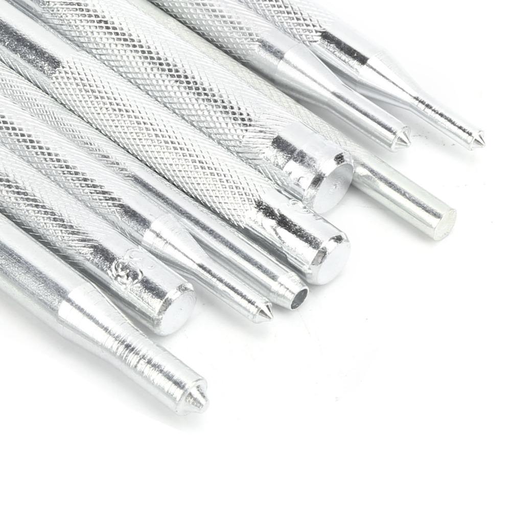 11PCS Stainless Steel Leather Snap Setter Set Die Punch Snap Set  For Leather Crafts and Repairs