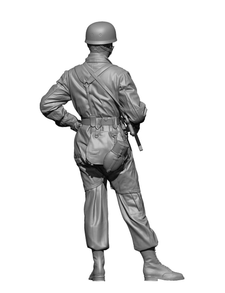 H3 Model WW2 German Resting NCO Resin Kit HS35089 1/35 Fallschirmjäger #4 (person)