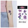 Waterproof Colorful Flower Tattoo Stickers - Disposable Tattoos