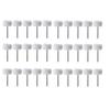 50Pcs Mini Grinding Sanding Head Abrasive Disc Felt 3mm Shank Buffing Wheel for Metal Polish Brush Drill Rotary Tool Accessories