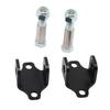 Front Shock Lower Bar Pin Eliminator Kit Compatible w/ for 1997-2006 Jeep Wrangler TJ 84-01 Cherokee XJ 1088