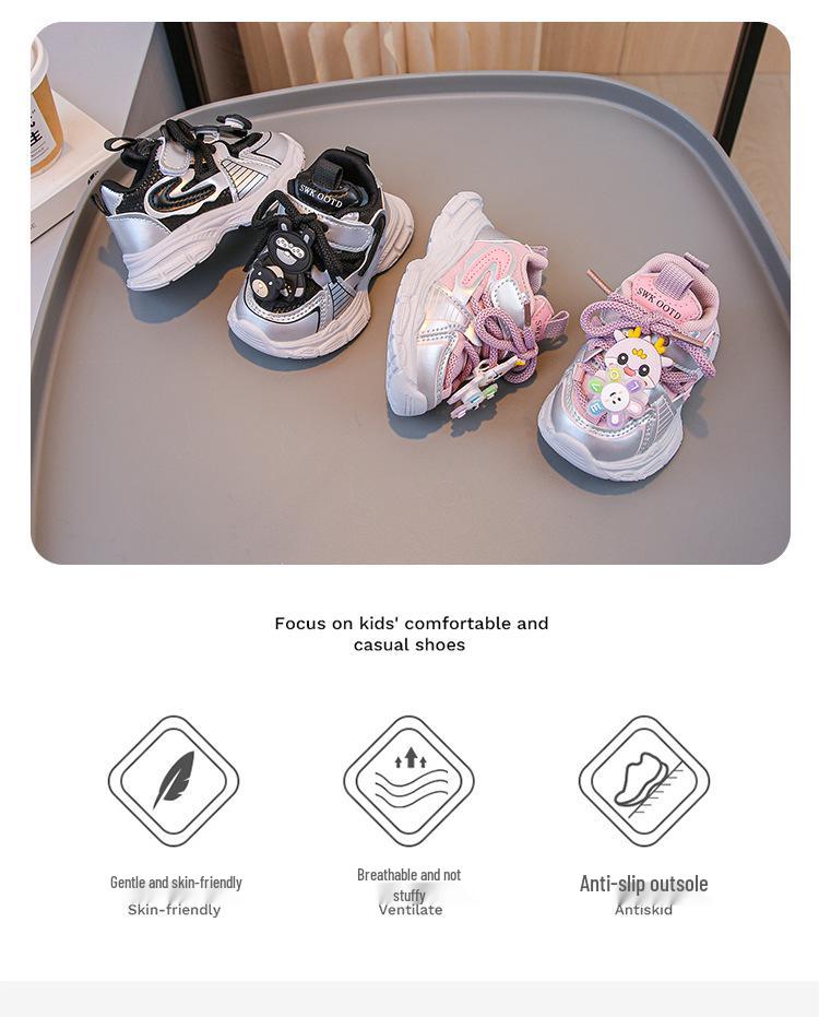 Lightweight Non-Slip Toddler Sneakers for Boys & Girls - Autumn Walking Shoes