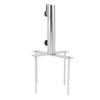 Patio Umbrella Stand Adjustable Umbrella Inground Stainless Steel Stand with 4 Spikes for Park Beach Garden
