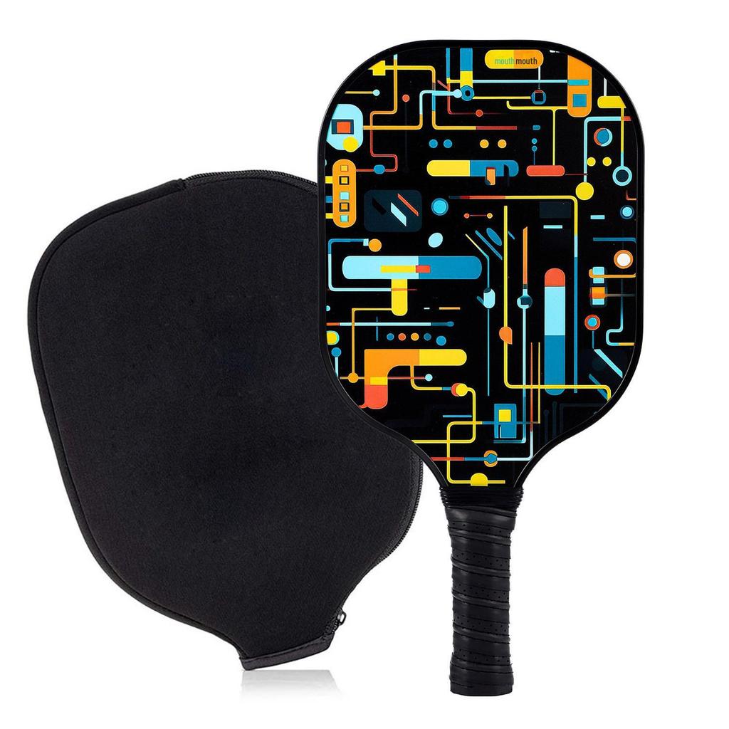 Wooden Outdoor Pickleball Paddles with Poplar and PP Edge