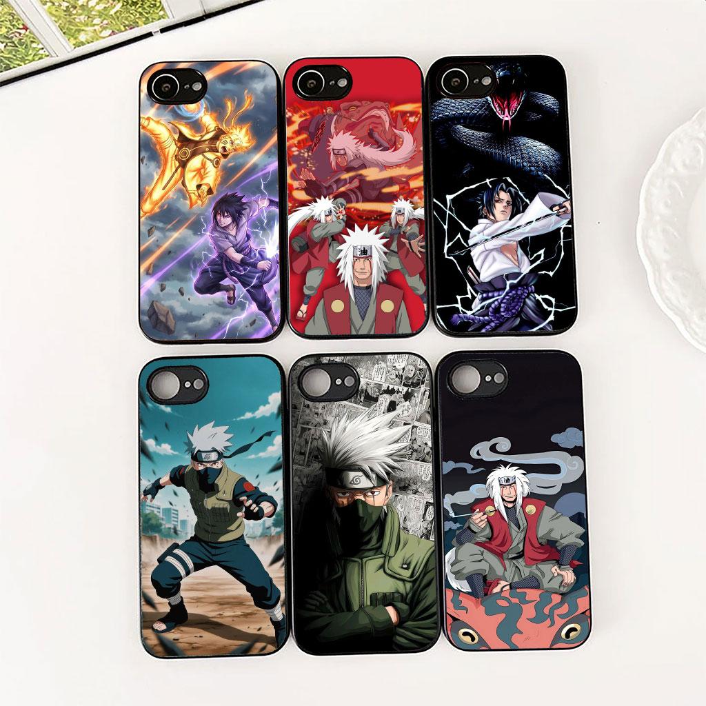 Cover for Samsung Galaxy S22 S21 S20 FE Ultra Plus A07 A17 A15 A16 A25 A57 A37 Soft Case Jiraiya Kakashi Narutos Uchiha Sasuke