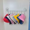 Clip Drying Hanger Windproof Anti-slip Clothing 2Pcs Hat Hooks Rotating Clothespin Hats Towels