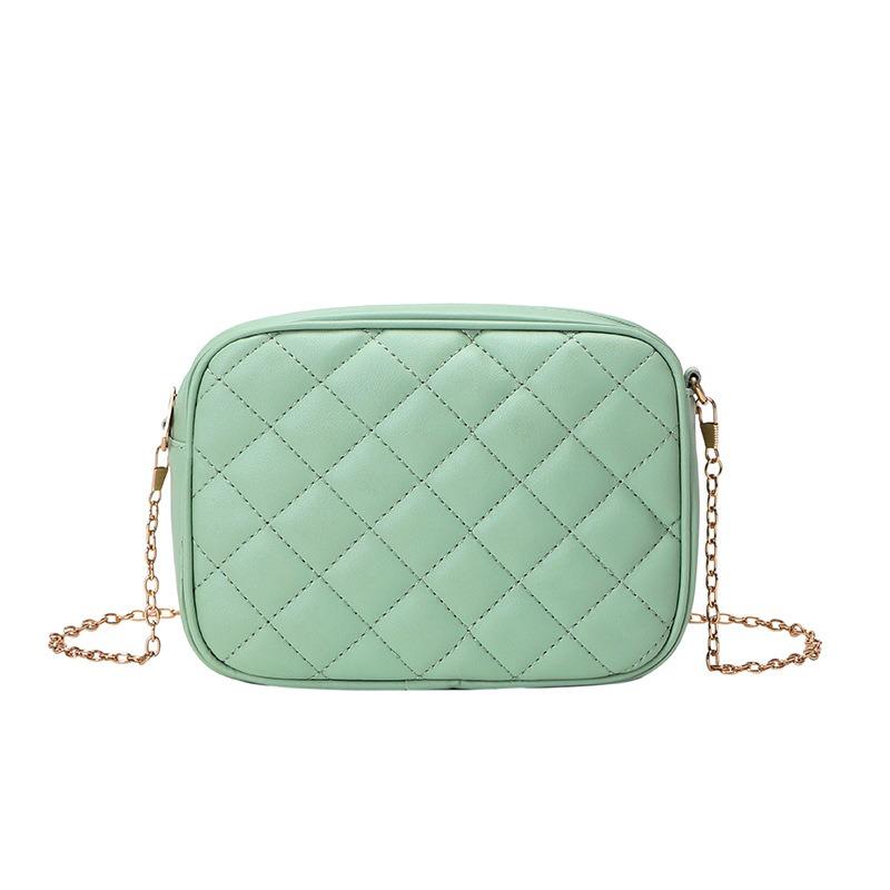 Fashion Diamond Embroidered Shoulder Messenger Women's Bag New Versatile Chain Elegant Niche Mobile Phone Bag