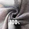 Autumn and Winter Korean Style Pure Cashmere Scarf for Long Women Blue Plaid Cashmere Warm Neck Scarf Couple Scarf