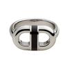 Maillons Chain Link Design Stainless Steel Metal Ring Unisex Rings Silver H100043FJ
