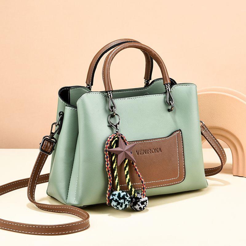 Modische, vielseitige Damentasche zum Einkaufen und Arbeiten, Handtasche, einfache, große Kapazität, Umhängetasche mit Temperament, hochwertige Umhängetasche