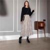 Women's 2024 Floral Print A-Line Midi Skirt - High Waist, Slimming, Hip-Hiding, Fashionable Summer Style