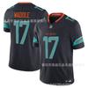 Miami Dolphins Football Jersey Men Women Cotton Custom Number 1 10 13 17 28 Embroidered Black Uniform