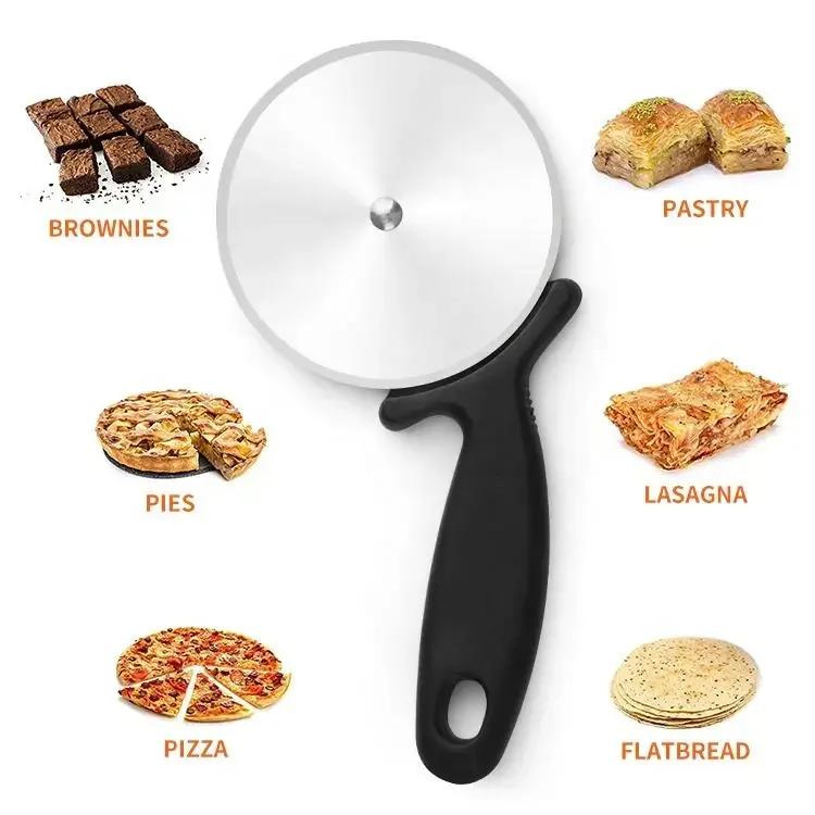 Xiaomi Stainless Steel Pizza Cutters Kitchen Accessories Pastry Roller Cutter Pizza Knife Cookie Cake Roller Wheel Scissor Cutting Tool
