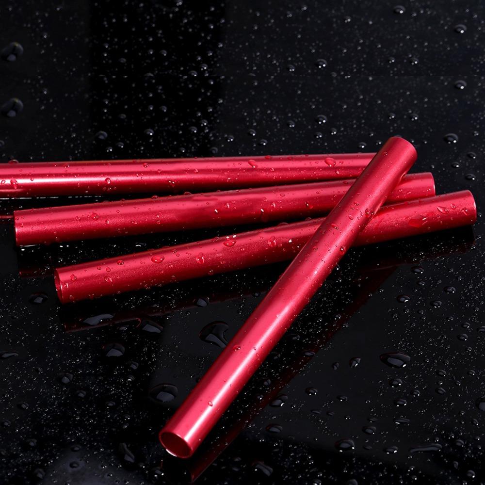 4Pcs Aluminium Alloy Tent Pole Repair Splint 7.9-8.5mm Tent Emergency Repair Kit Hiking Adventures