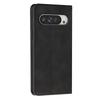 For Google Pixel 9 Pro XL Case Wallet Calf Texture Leather Phone Cover with Hidden Magnetic Closure