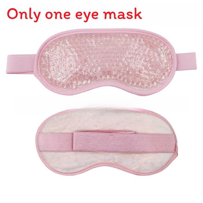 Cold Hot Gel Eye Mask With Reusable Gel Beads For Relaxation And Eye Care