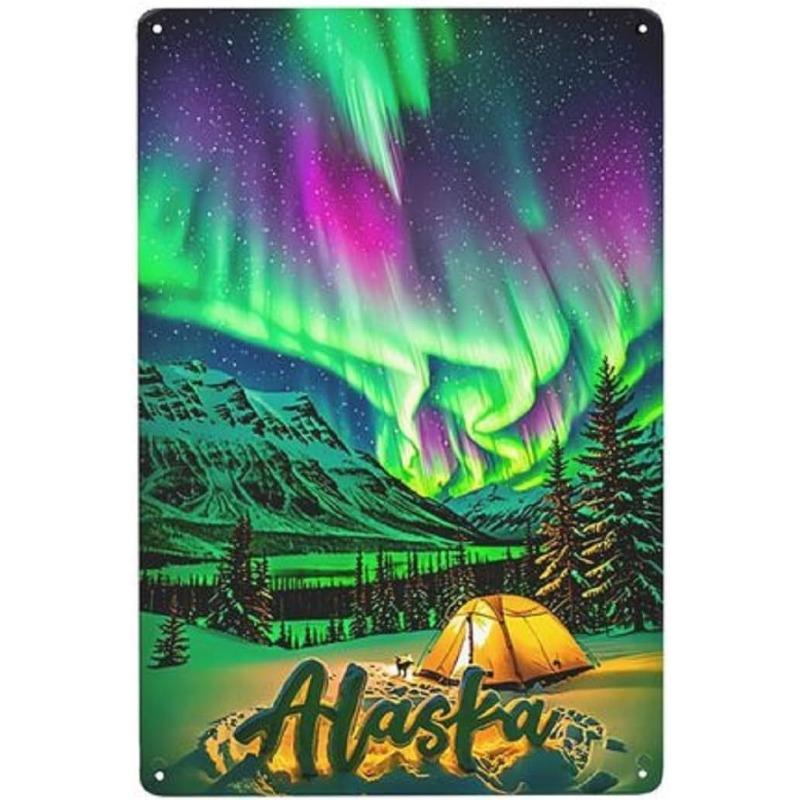 "Live" Word Metal Sign, Retro Wall Art Decor