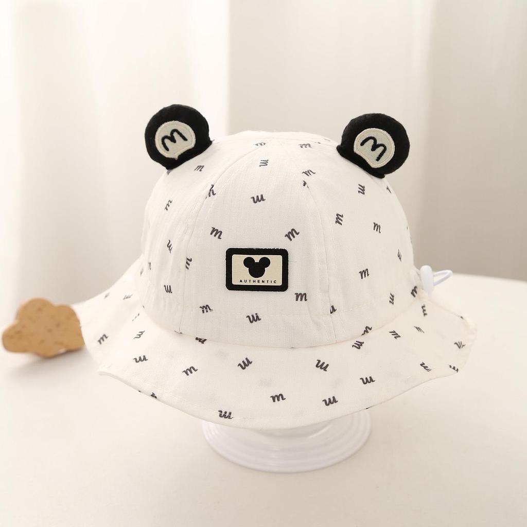 Adorable Windproof Baby Bucket Hat for Boys & Girls - Spring & Autumn Newborn Travel Hat