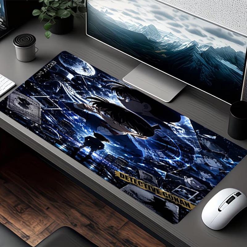 Detective Conan Print Mouse Pad, for Keyboard Pad Laptop PC Mat for Office Home Use, Desk Decor, Perfect Birthday Gift for Gamers