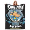 Super Warm Blanket Travel Office Dogman Book Poster Bedding Throws Flannel Bedspread For Outdoor Print Sofa Bed Cover
