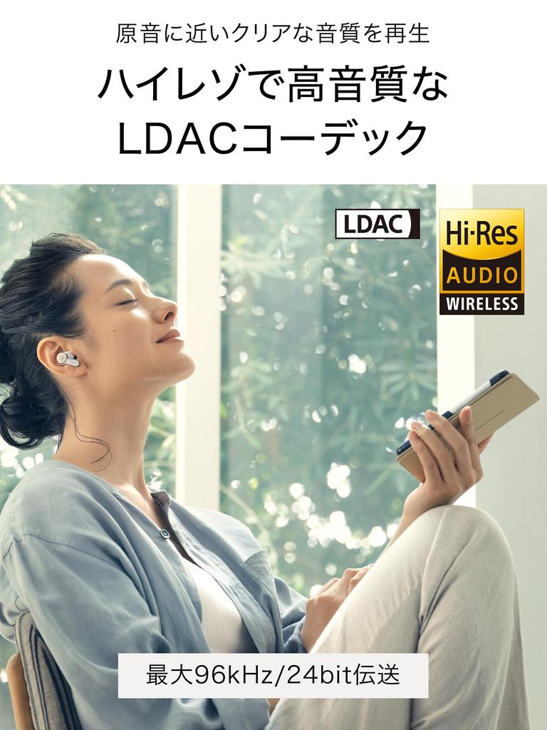 Kabellose Ohrhörer Bluetooth-Geräuschunterdrückung Bis zu 20 Stunden Wiedergabezeit Kompatibel mit verbesserter Anrufqualität Geräuschunterdrückung Geringe Verzögerungsmodus LDAC