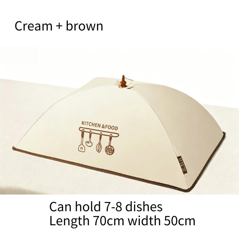 Faltbare staubdichte Lebensmittelabdeckung Neues Design Hält warm Tischabdeckung mit Saugnäpfen für die Heimküche