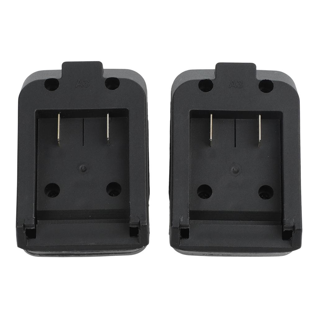 18V Battery Adapter DIY Cable Connector Locks On Battery Plastic Material Black Negative Wire Battery Voltage 18 V
