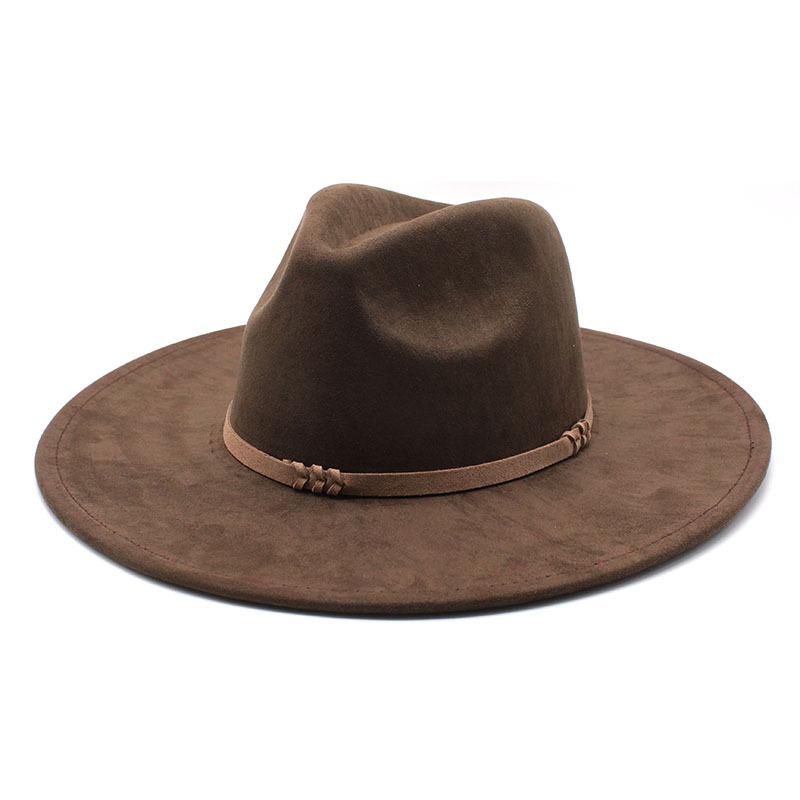 British Style Suede Felt Hat, Peach Heart Top Spring And Autumn Retro Men'S And Women'S Top Hats, Versatile British