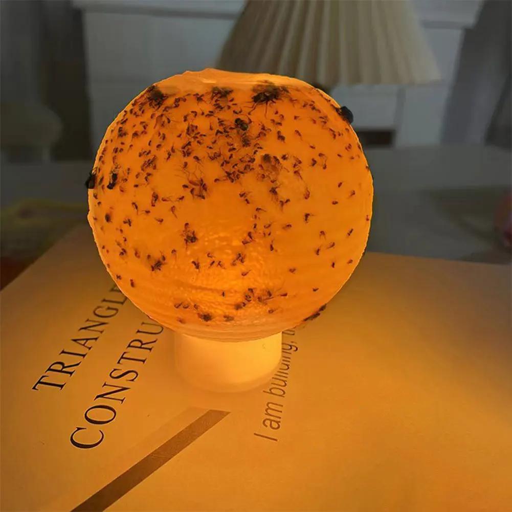 Fruit Fly Trap&Catcher Sticky Sphere Mosquito Ball Trap Bug Trap Yellow Adhesive Flexboard For Citrus Fruit Fly Hoverfly Gnat