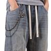 Punk Style Skull Jeans Chain Skull Charm Edgy Gothic Metal Waist Accessory For Women Girls