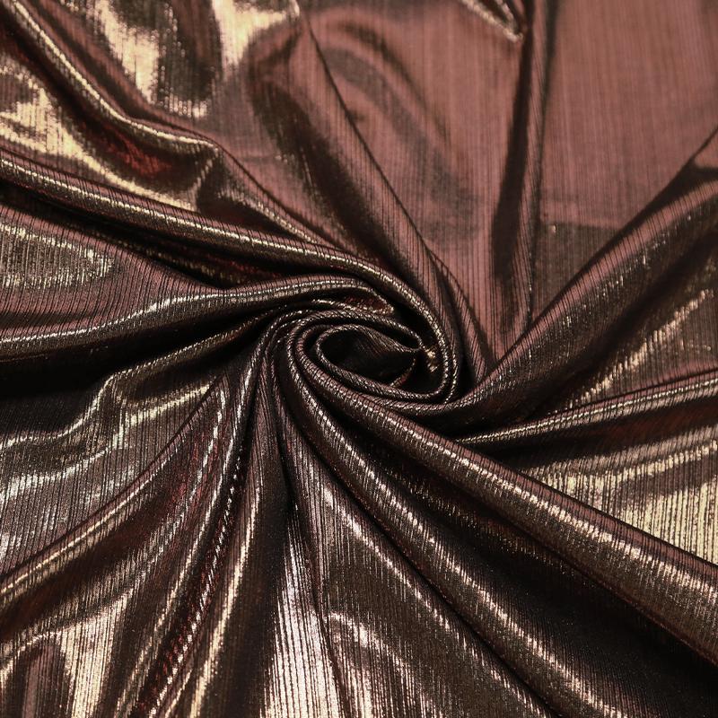 Sparkling Elastic Fabric for Dance Wear Costumes Dress Gilded Soft Stretch Fabric Background Decoration Clothing DIY Material